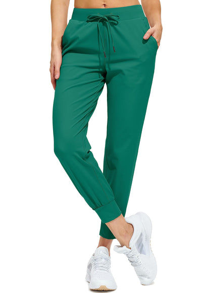 Women Athletic Jogger Pants Running Sweatpants Pockets Tapered Fit