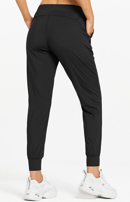 Women Athletic Jogger Pants Running Sweatpants Pockets Tapered Fit