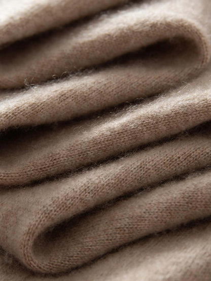 Women Cashmere Knit Jogger Pants High Elastic Casual Trousers