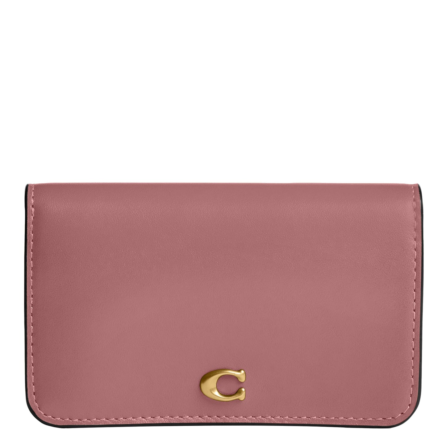 Slim Calf Leather Card Case Wallet Essential Holder