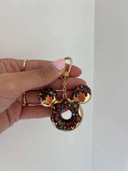 Food-Themed Bag Charm Keychain Set Accessories