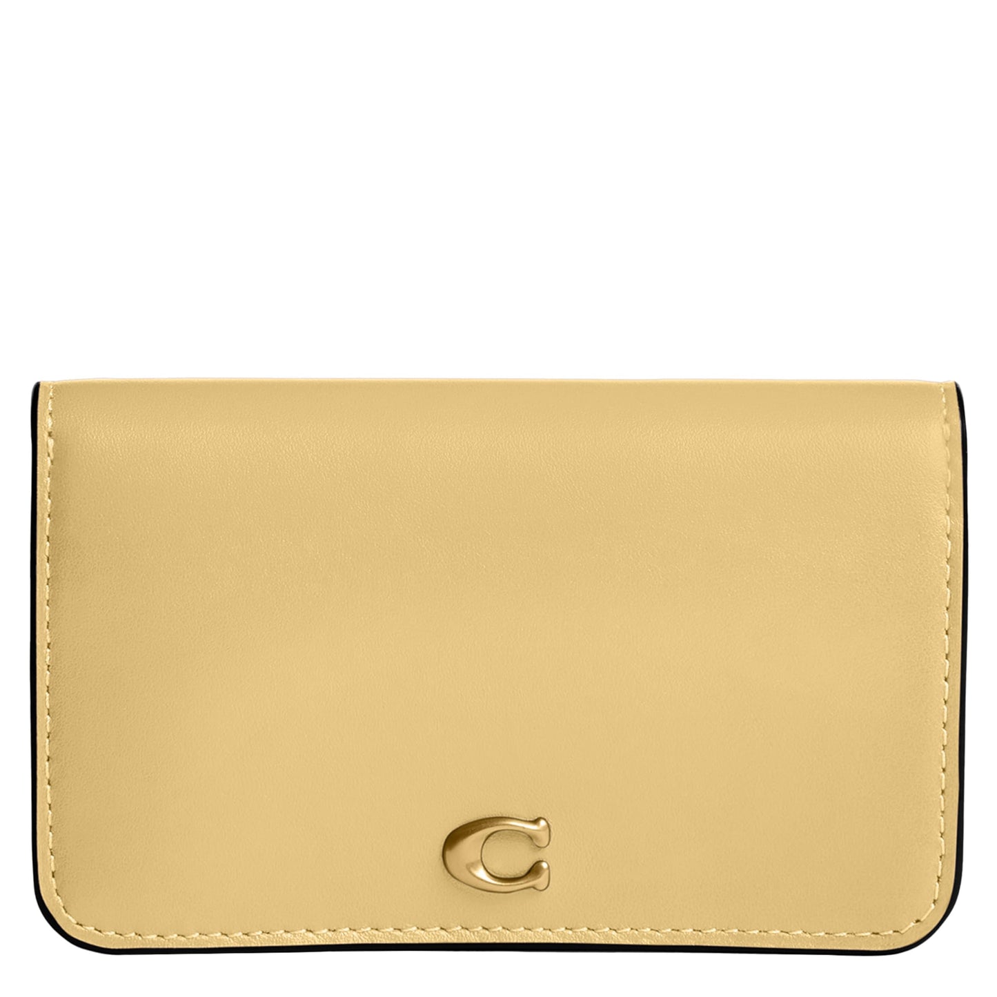 Slim Calf Leather Card Case Wallet Essential Holder