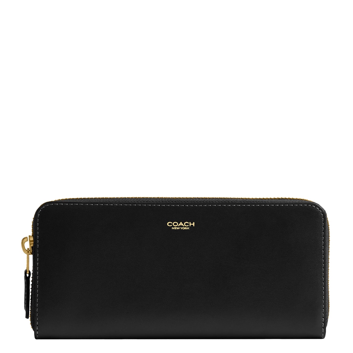 Slim Accordion Zip Leather Wallet Organizer Accessory