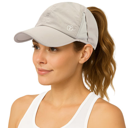Cooling UV50 High Ponytail Baseball Cap Women Quick Dry Sport Hat