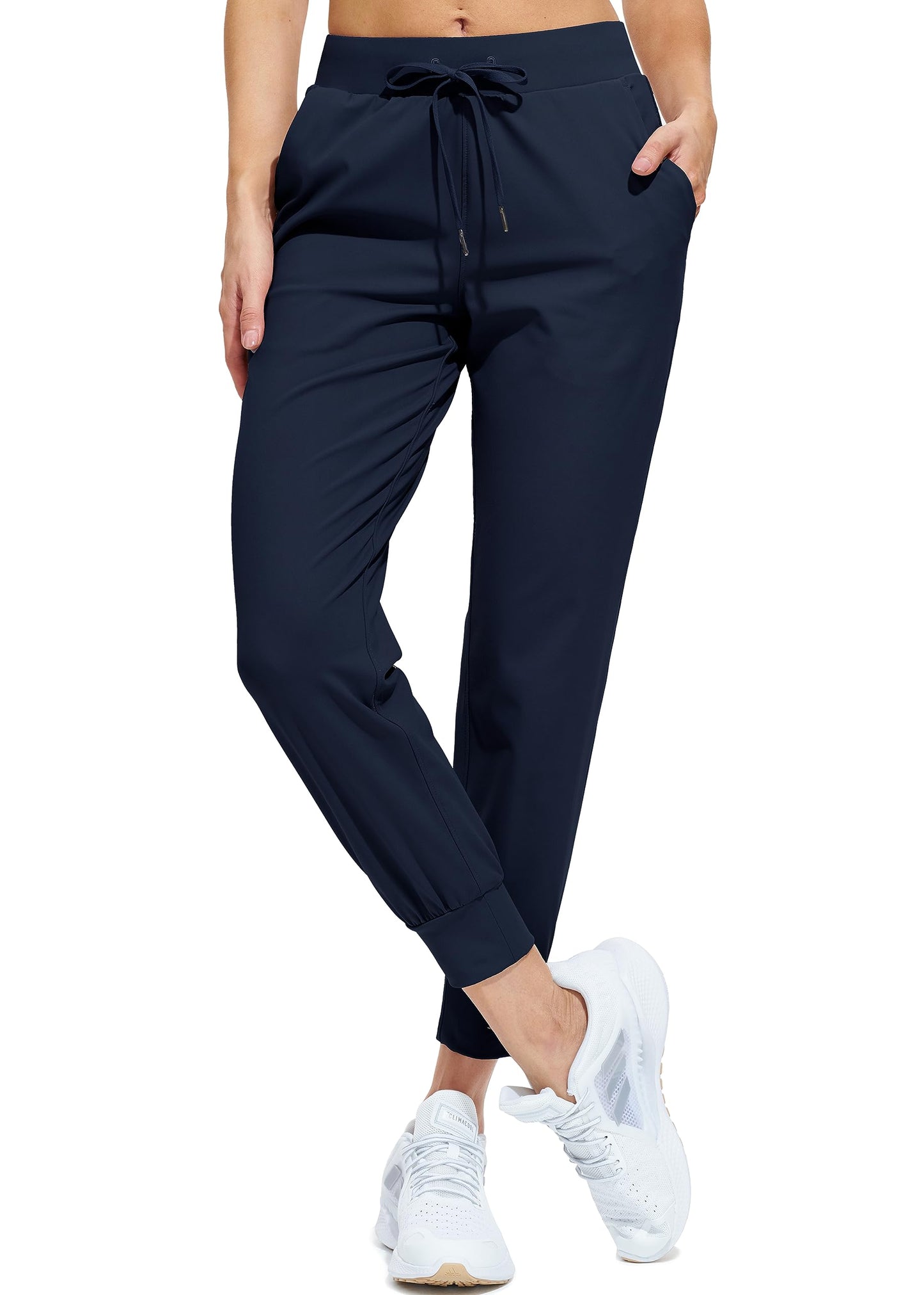 Women Athletic Jogger Pants Running Sweatpants Pockets Tapered Fit