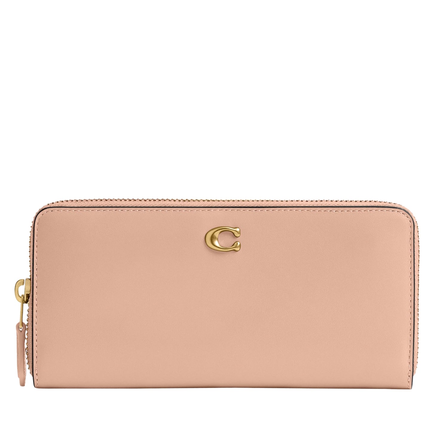 Slim Accordion Zip Leather Wallet Organizer Accessory