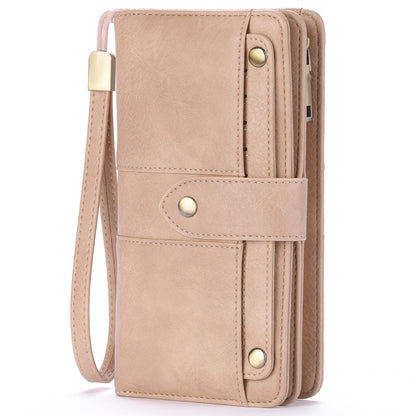 RFID Leather Bifold Wallet Zipper Coin Purse Organizer
