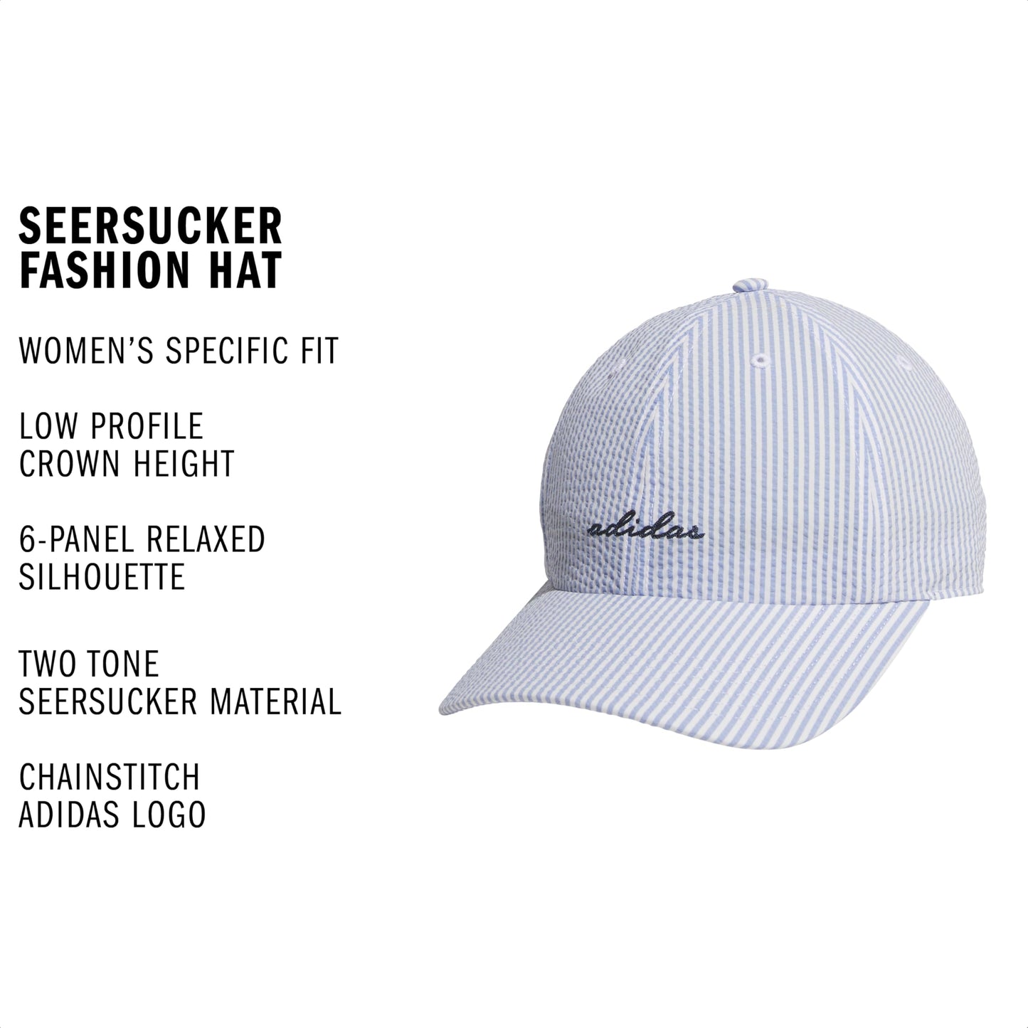 Women's Relaxed Fit Strapback Baseball Cap Saturday Hat
