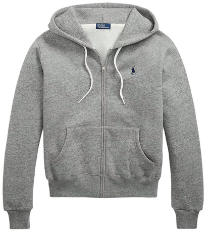 Women Full Zip Hoodie Ralph Lauren Style Casual Sweatshirt