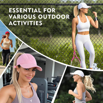 Cooling UV50 High Ponytail Baseball Cap Women Quick Dry Sport Hat
