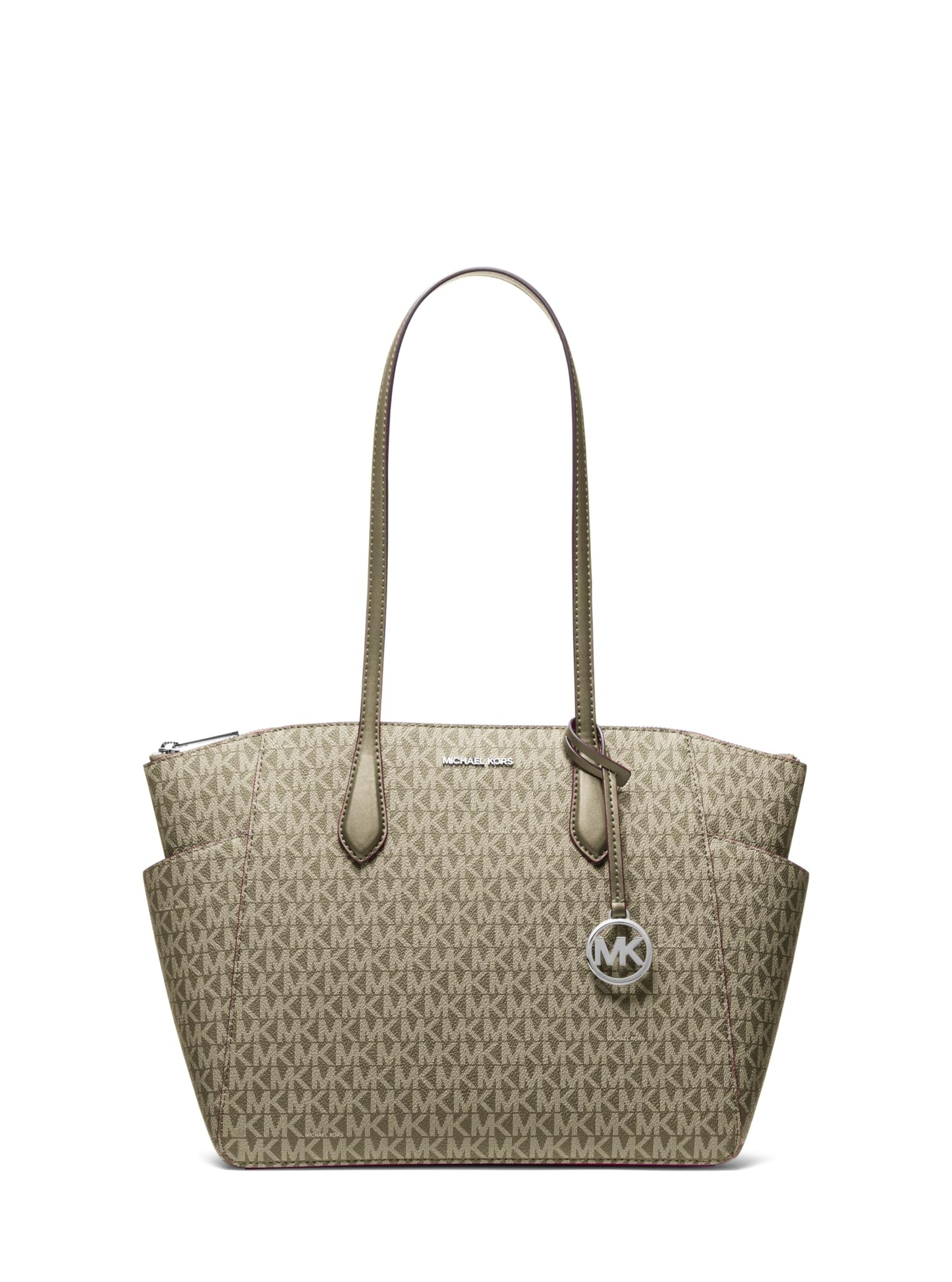 Women Medium Top Zip Tote Bag Classic Carry Bag