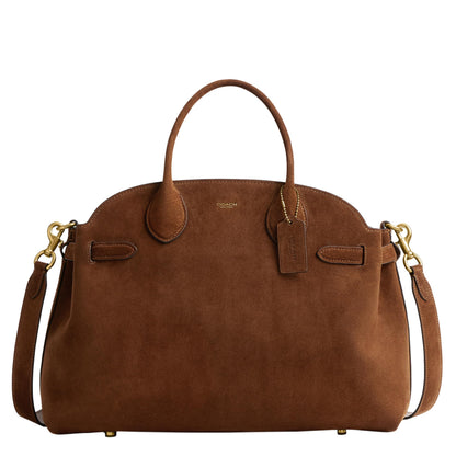 Women Soft Empire Carryall 40 Tote Bag Classic Leather