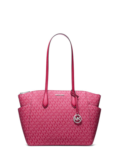 Women Medium Top Zip Tote Bag Classic Carry Bag