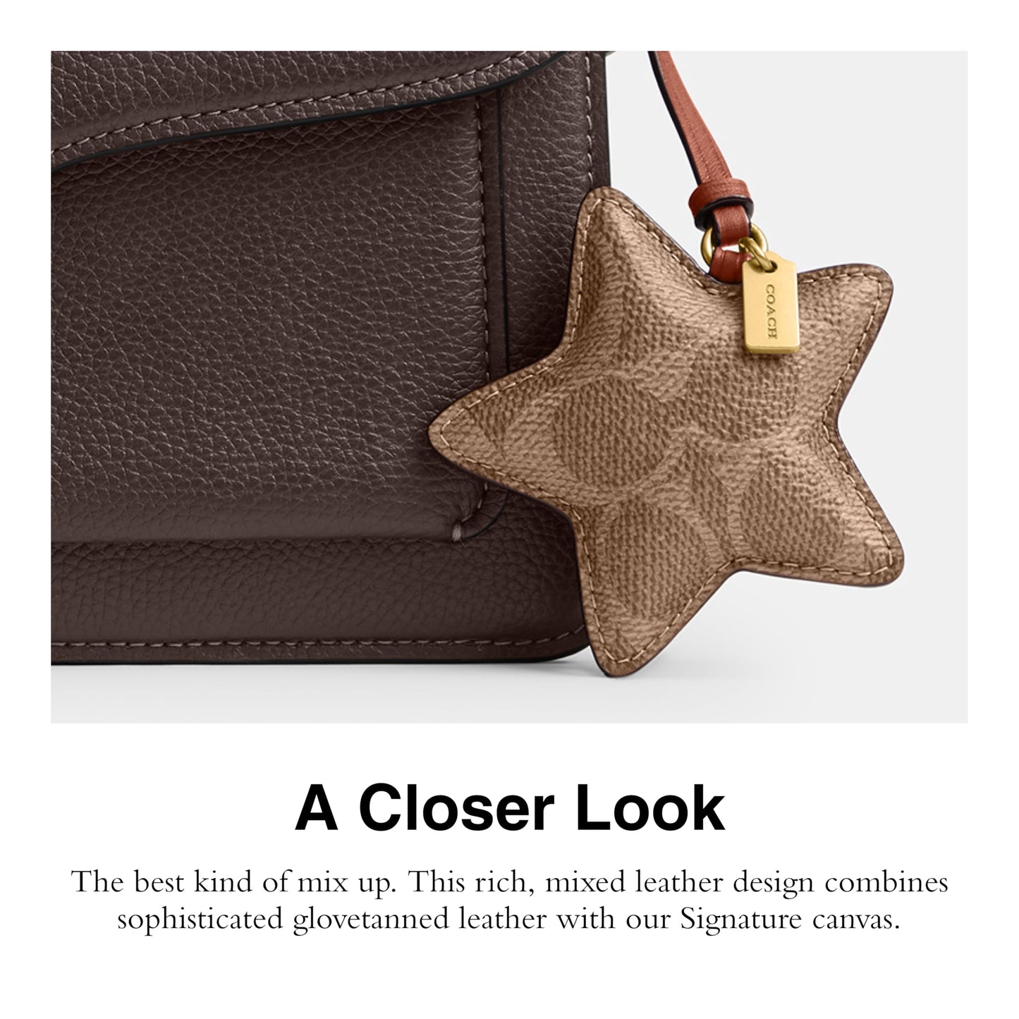 Puffy Star Bag Charm Keychain Pendant Accessory