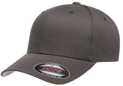 Cotton Twill Structured 6 Panel Fitted Baseball Cap Standard Fit