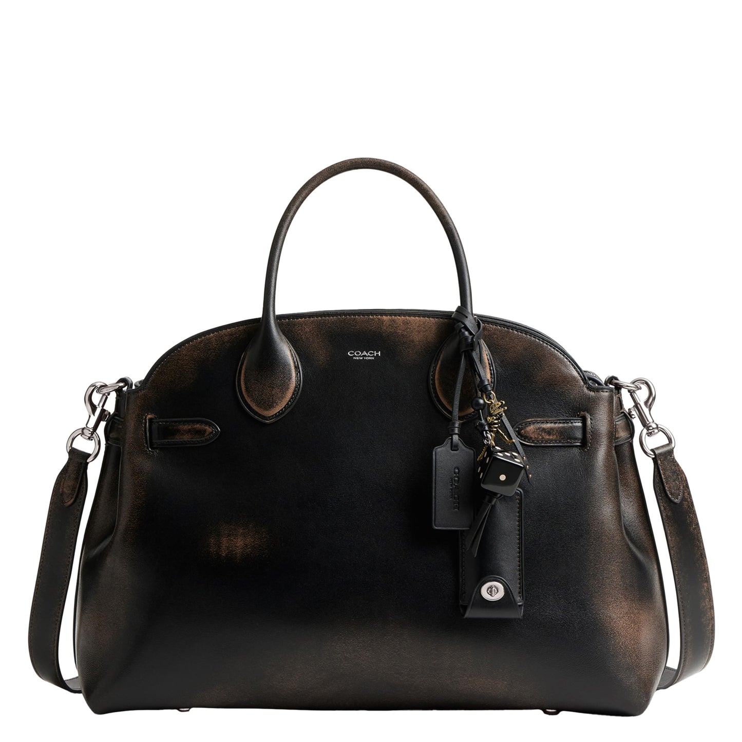Women Soft Empire Carryall 40 Tote Bag Classic Leather