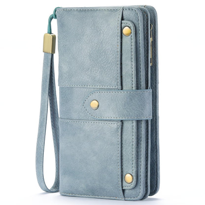 RFID Leather Bifold Wallet Zipper Coin Purse Organizer